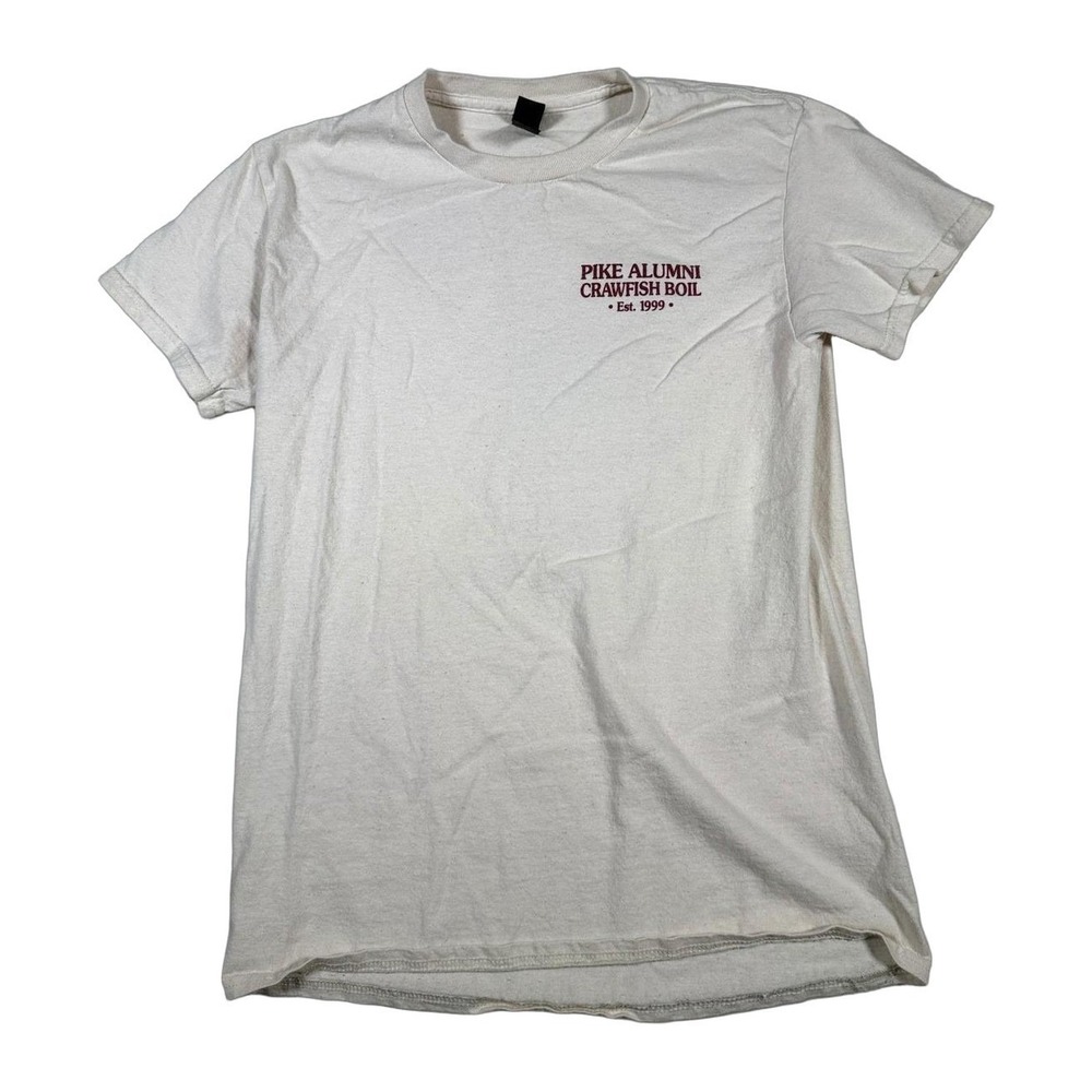 PIKE ALUMNI CRAWFISH BOIL T Shirts Est 1999 25th Annual Event Graphic Tee S Mens